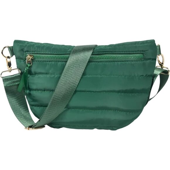 Lightweight Puffer Nylon Crossbody Bag Women\'s Compact Travel Purse